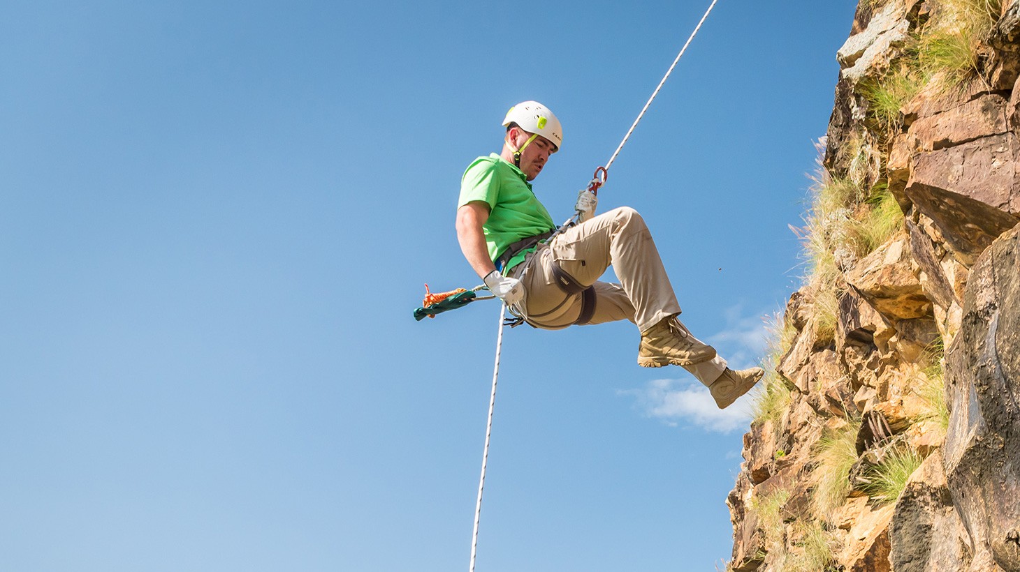 Abseiling